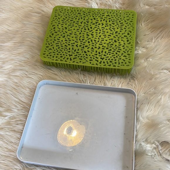 Boon baby counter top green baby bottle dryer grass stand drying rack lawn green - Picture 10 of 17